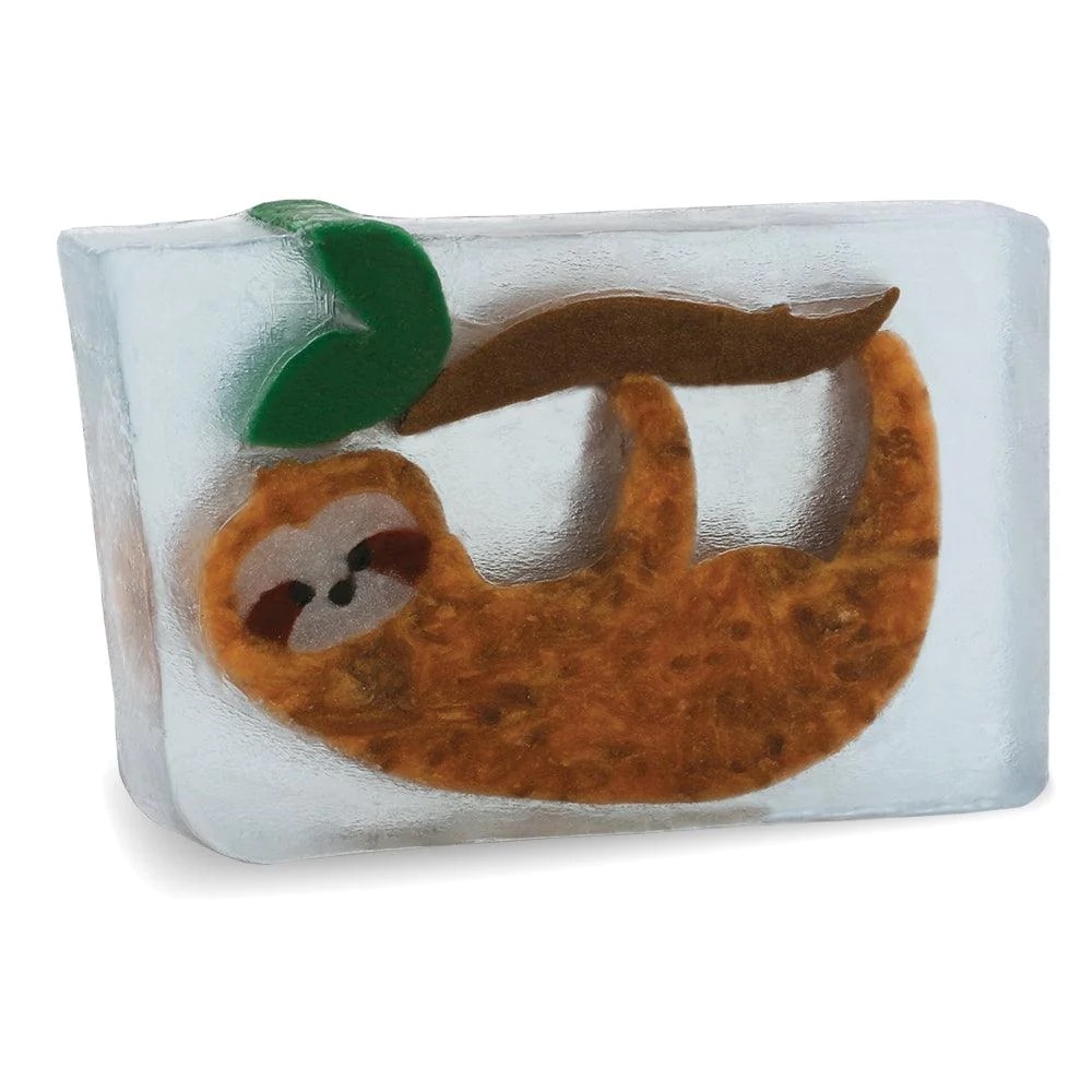 SWINGING SLOTH VEGETABLE GLYCERIN BAR SOAP